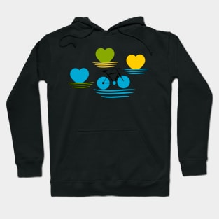 Love morning bike rides Hoodie